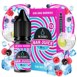 Gin & Berries Ice 10ml - Bombo Bar Juice